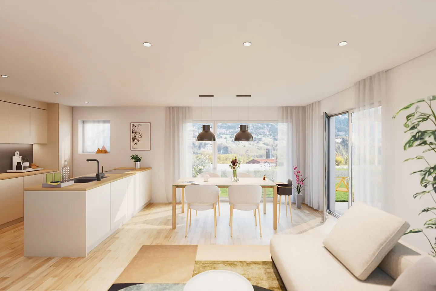 Casa a schiera moderna a Diepoldsau – pensata, tranquilla e di alta qualità. - Foto 2 di 4