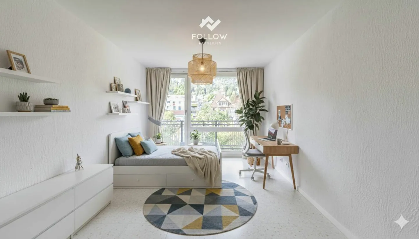 Light, Space and Quality of Life - Dreamy 4.5-Room Apartment in the Heart of Pieterlen - Photo 3 of 14