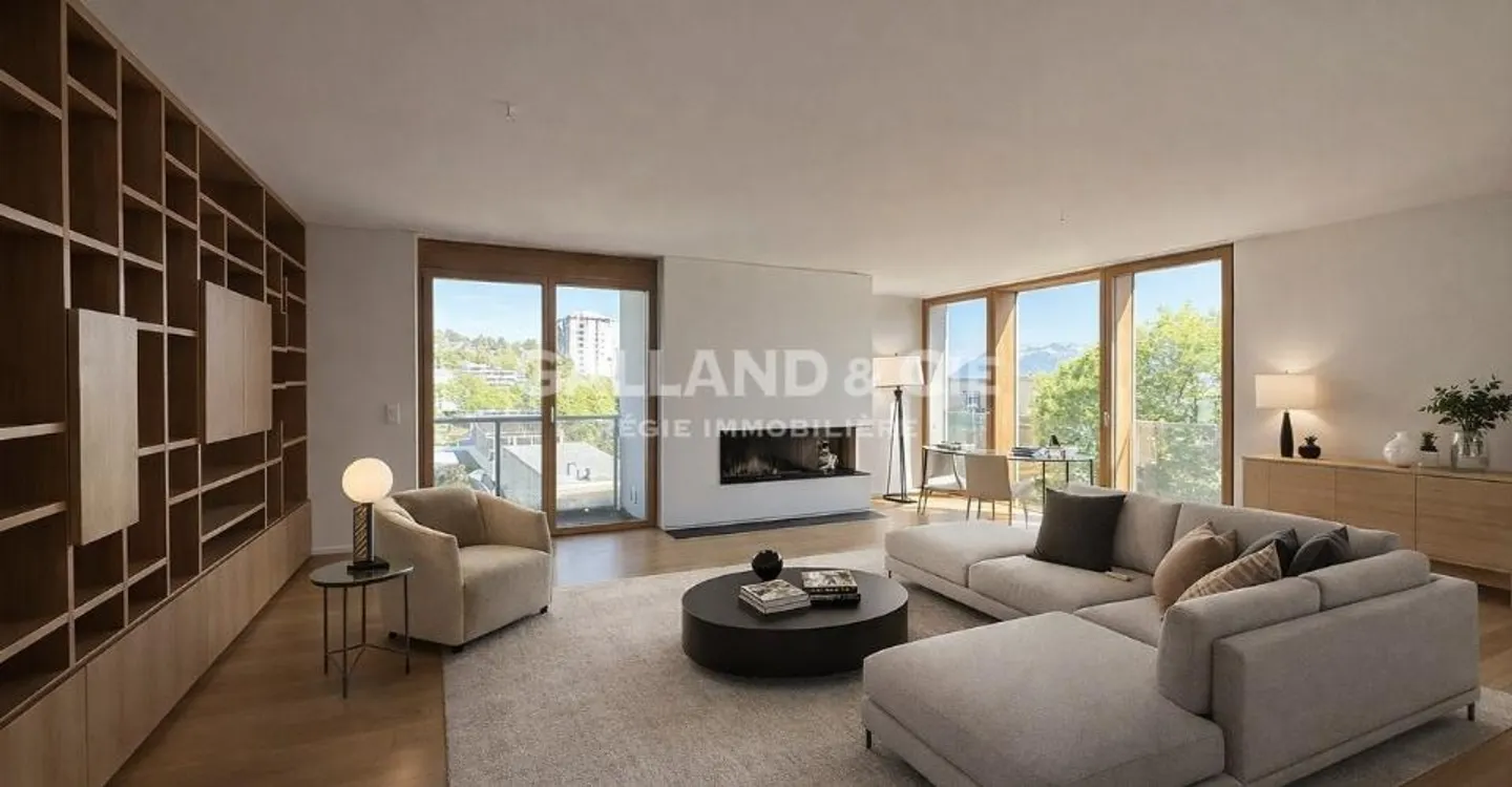 Lausanne - Nahe Chailly - Wunderschöne 3,5 Zimmer - ~132 m² Wohnfläche - Foto 1 von 6