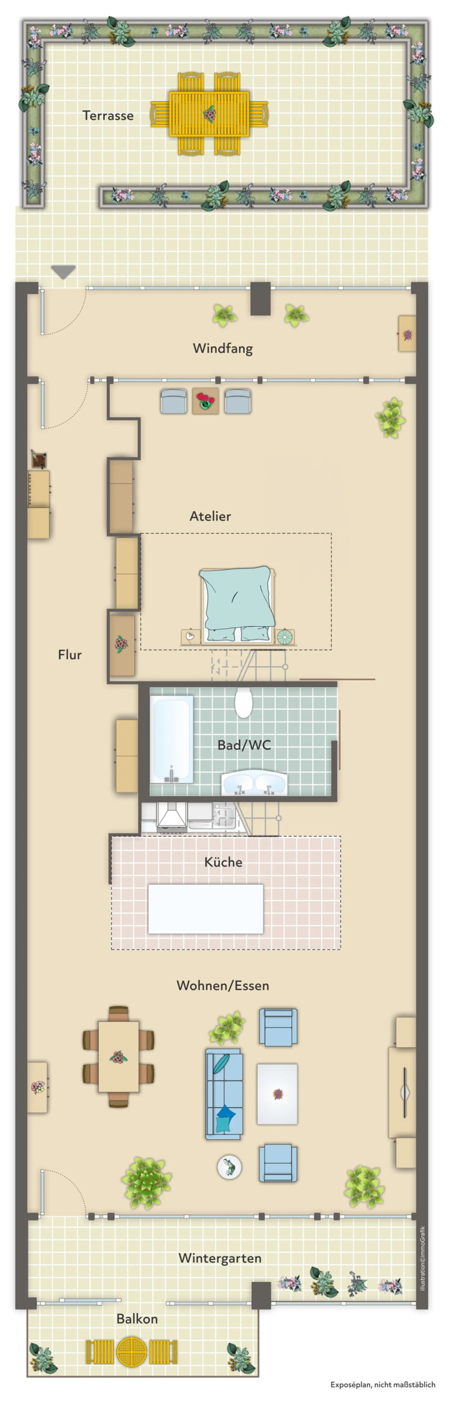 Einzigartiges Loft in Urtenen-Schönbühl - Foto 2 von 2