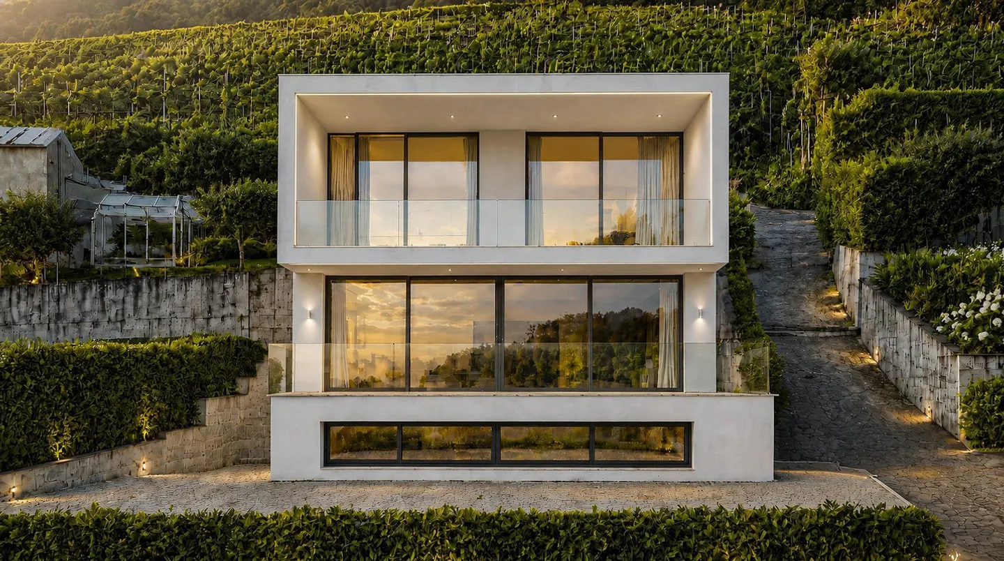 Lake view villa under construction in Brusino Arsizio - Photo 4 of 6