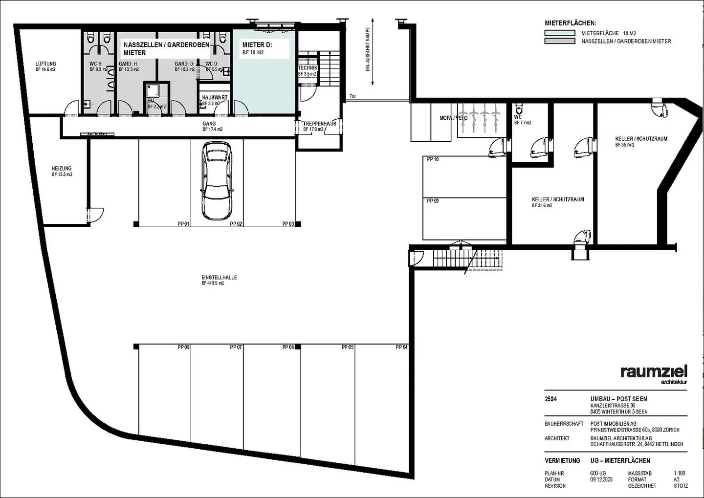 Garage souterrain, 8405 Winterthur - Photo 6 sur 6