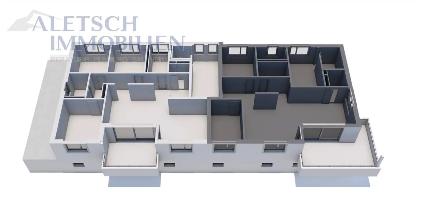 4.5-Zimmerwohnung mit grosser Loggia in Steg - Photo 5 of 6