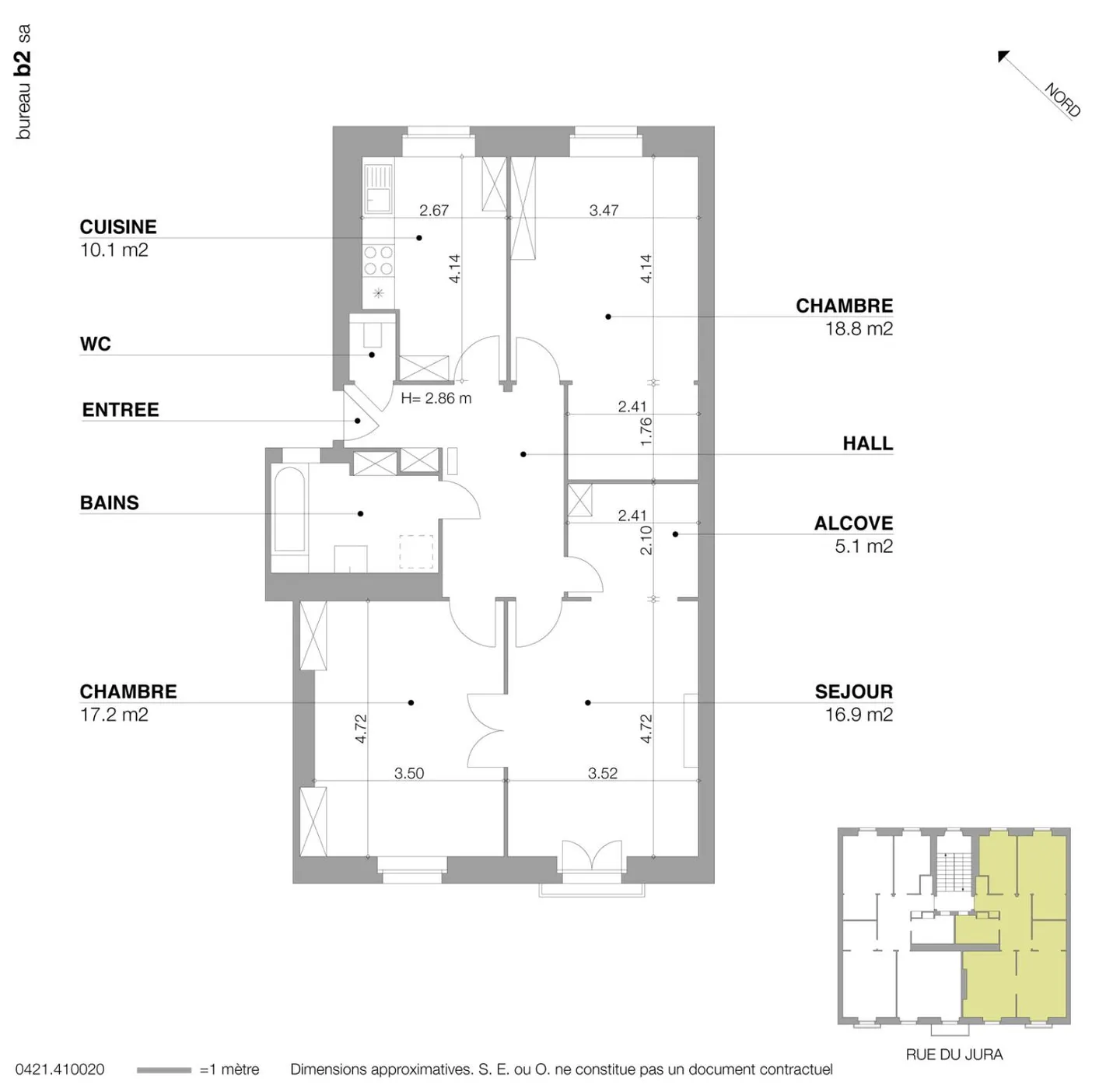 4.3-room apartment - Photo 1 of 4