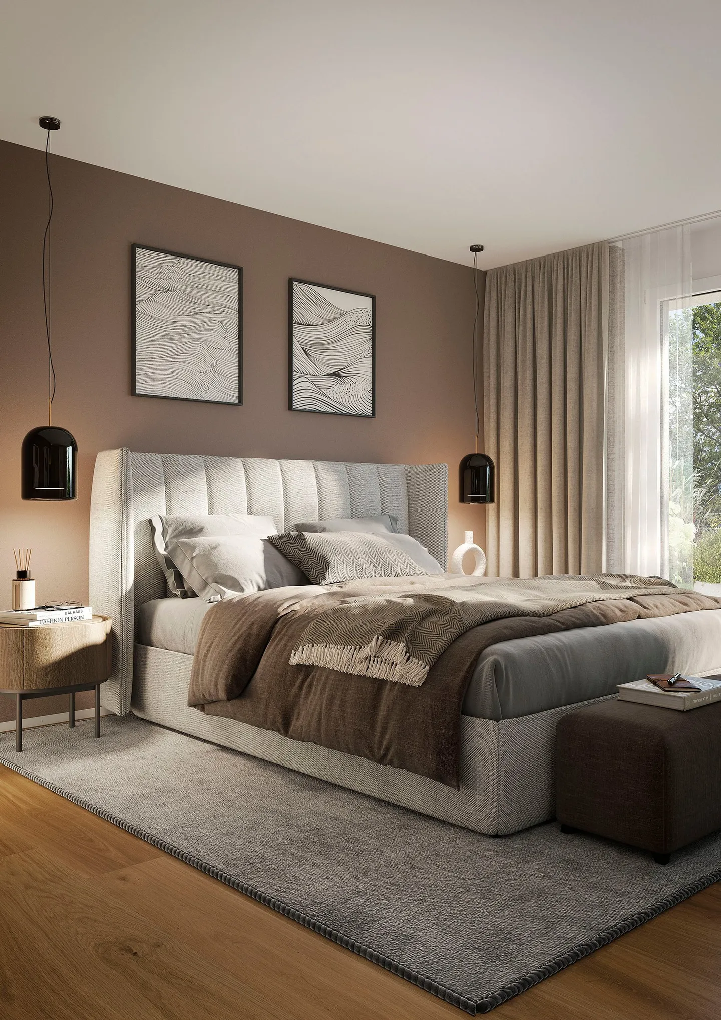 Grosszügige 5.5-Zimmer Gartenwohnung, 176m2 WF, an naturnaher Lage, teilweise Seesicht - Photo 5 sur 11