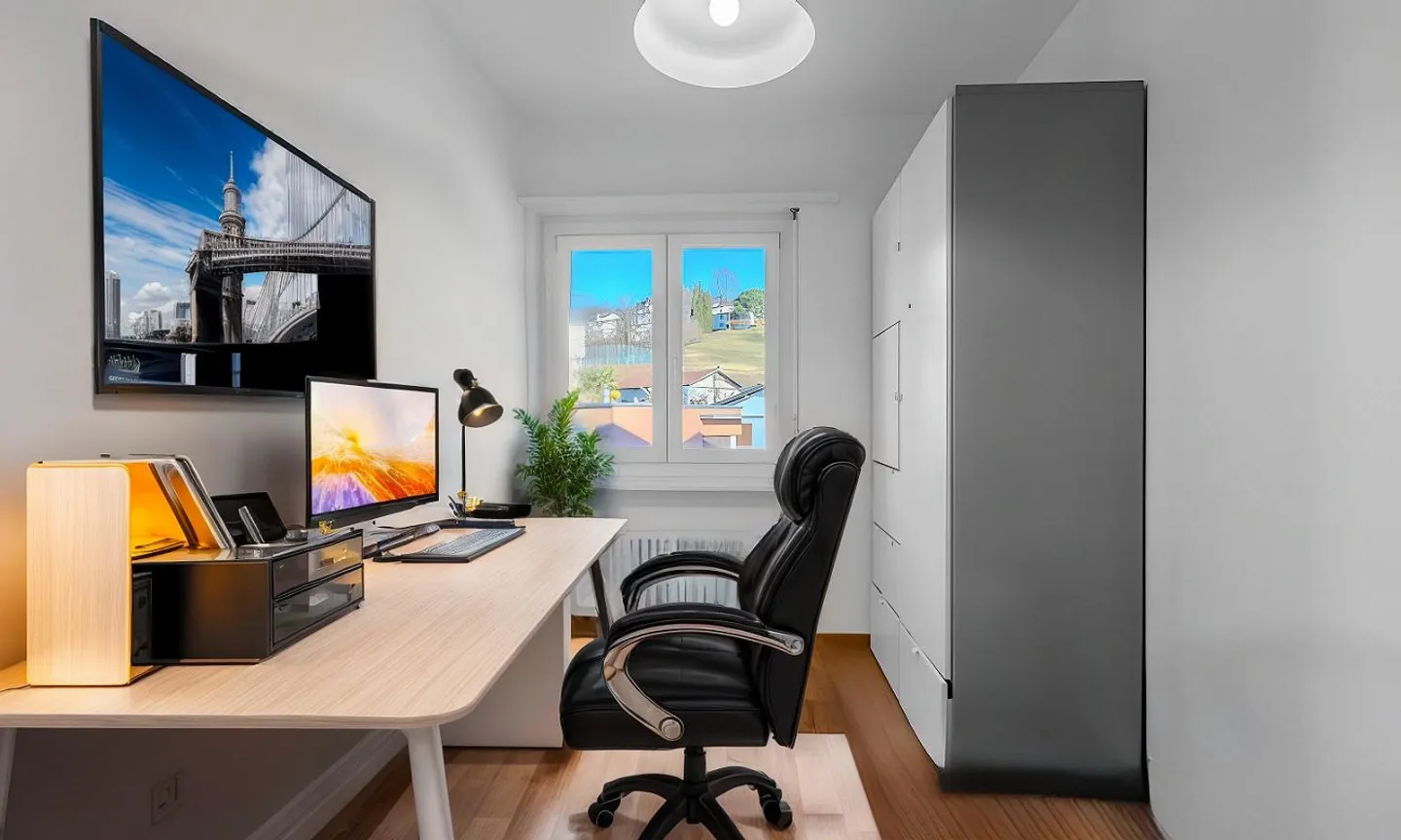 GERÄUMIGE 4.5-ZIMMER-WOHNUNG MIT TERRASSE IN CADRO - Foto 8 von 9