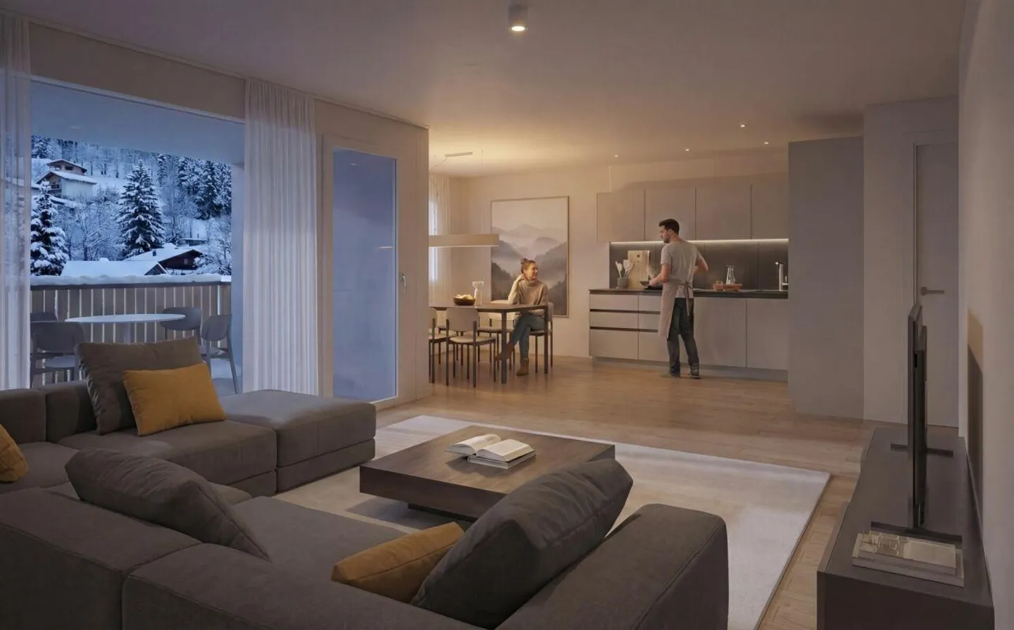 Moderne 2.5 Zimmer Wohnung - Foto 2 von 4