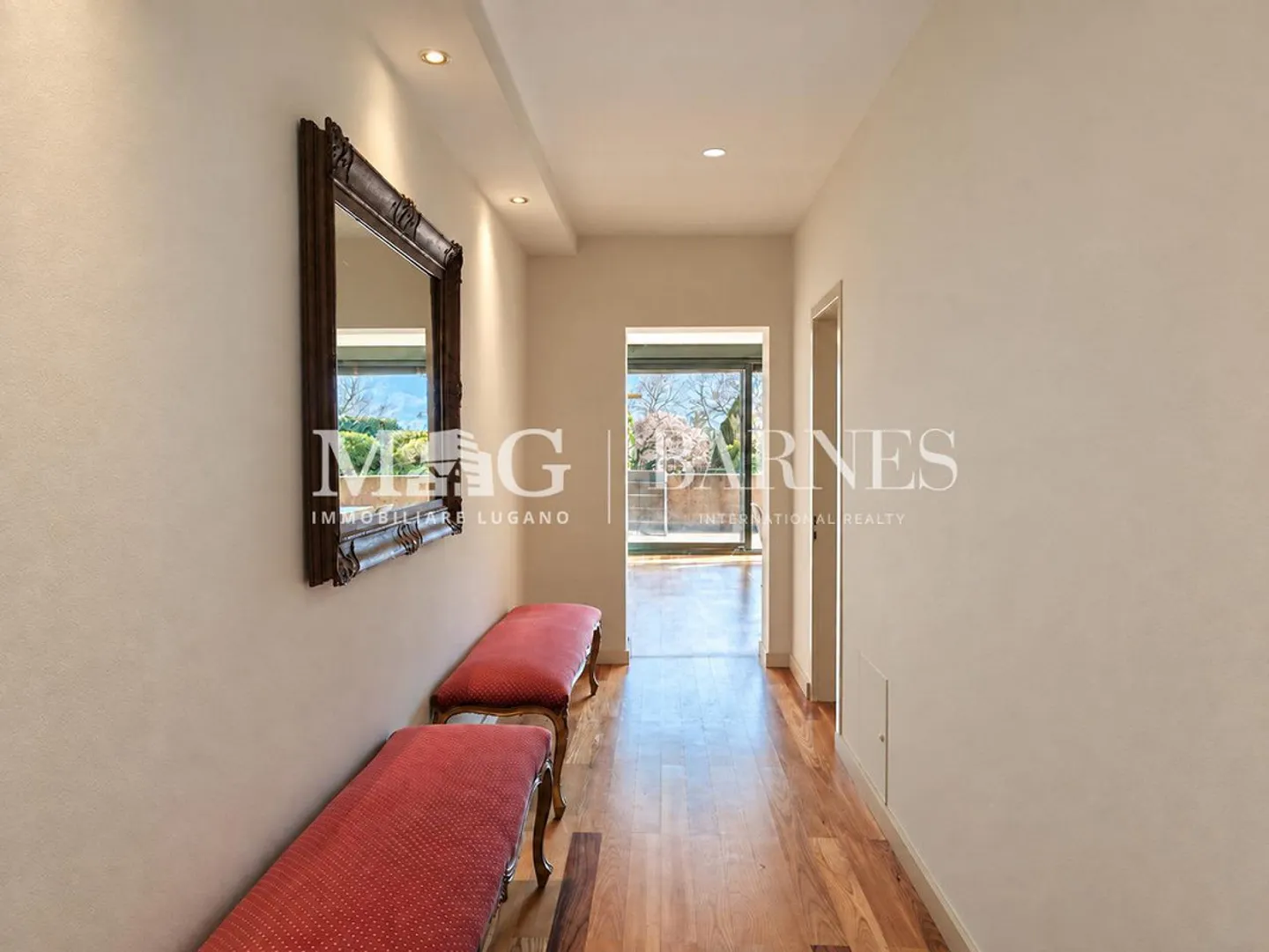 Collina d'Oro, Lugano: 3,5-Zimmer-Wohnung mit Terrassen und Garten - Foto 8 von 13