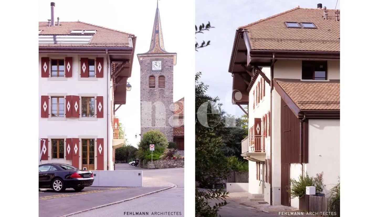 Im Herzen des Dorfes Etoy - Schönes modern renoviertes 4,5-Zimmer-Apartment im 1. Stock - Foto 11 von 13