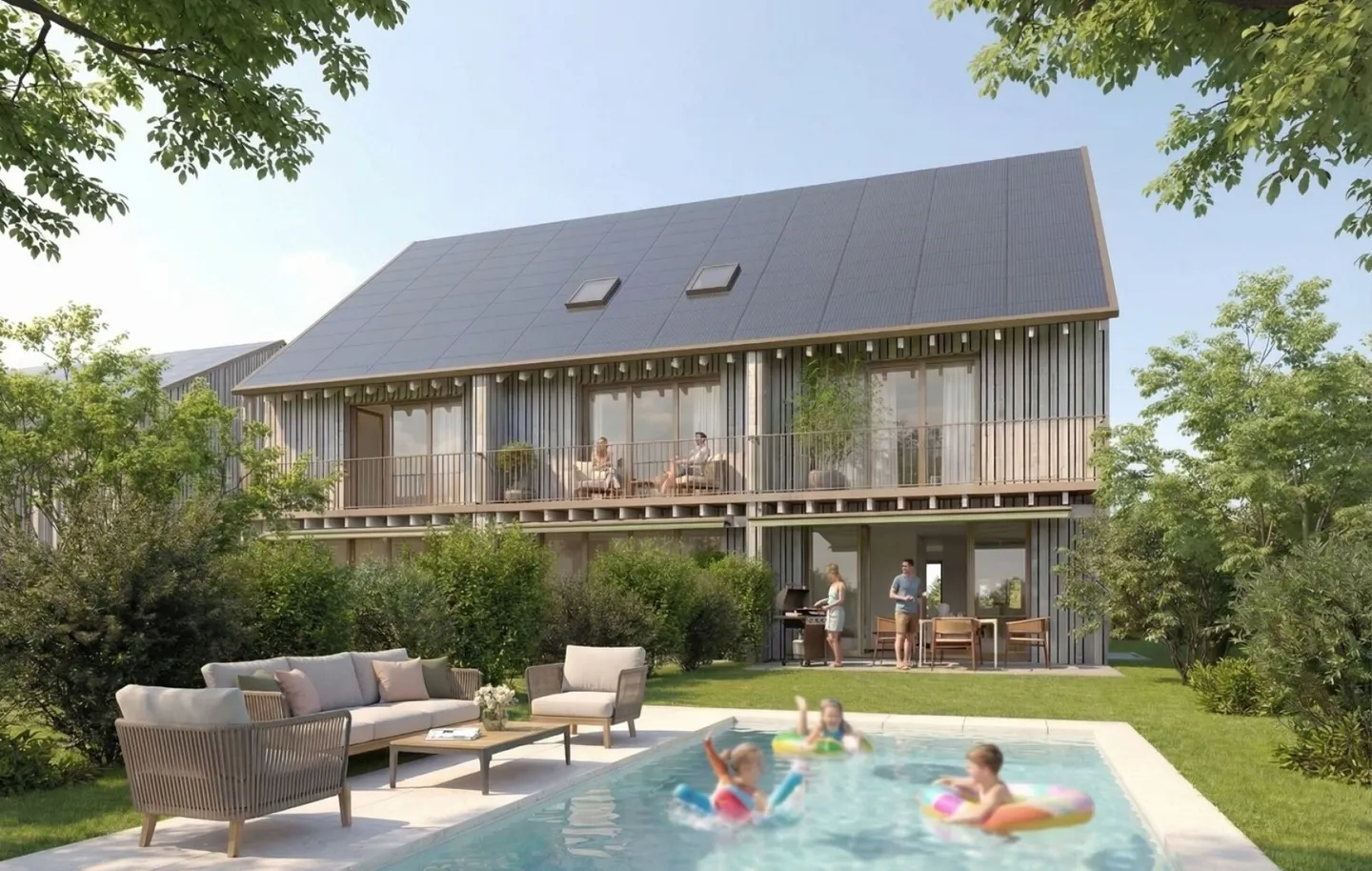 Exklusive Einfamilienhäuser mit Garten - Foto 5 von 7