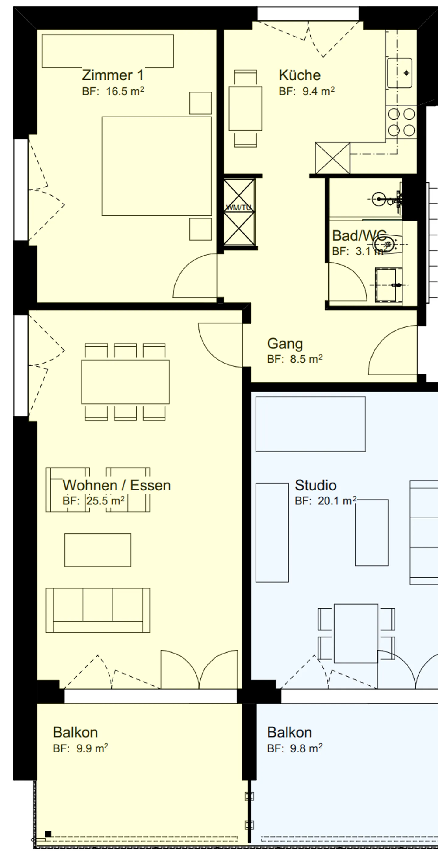 Appartement attrayant de 2,5 pièces au 2ème étage - Photo 5 sur 5