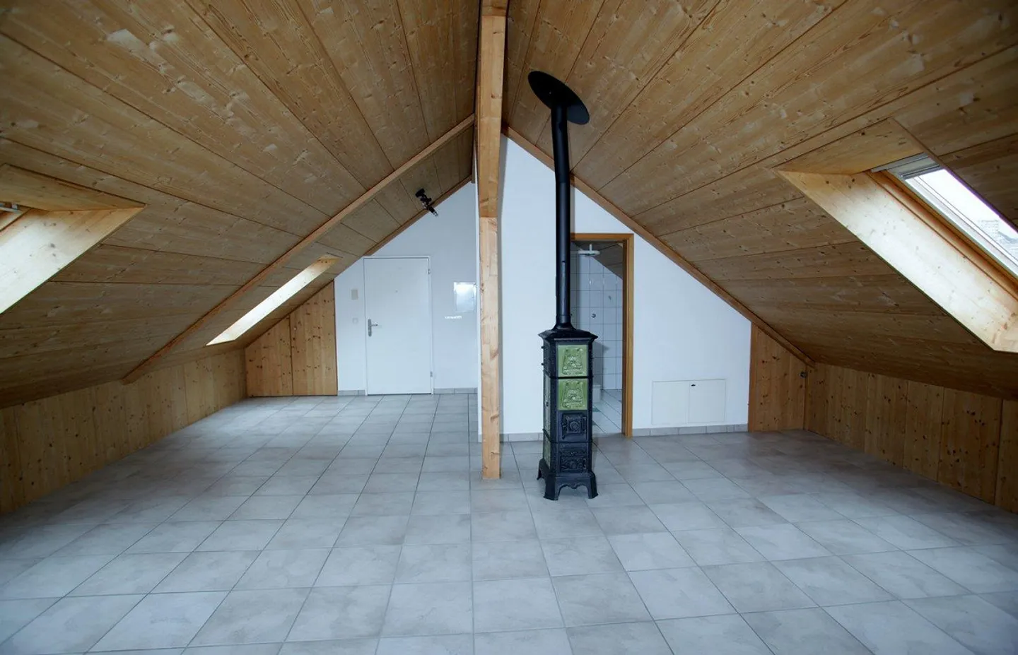 1.5-Room Attic Apartment with Fireplace and Stunning Mountain View - Photo 1 of 7