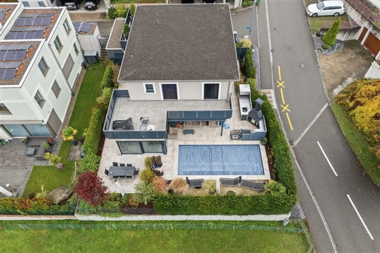 Casa unifamiliare moderna di 5,5 locali con piscina a Jonen in vendita - Foto 12 di 13