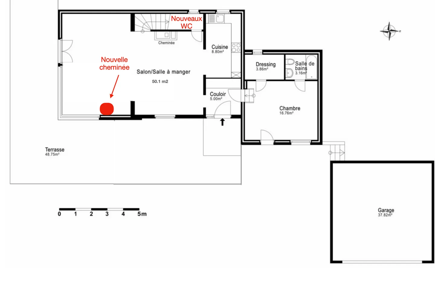 Magnificent individual villa with 4 rooms 1/2 and independent studio on a very beautiful plot of 1,240 m2 - Photo 16 of 17