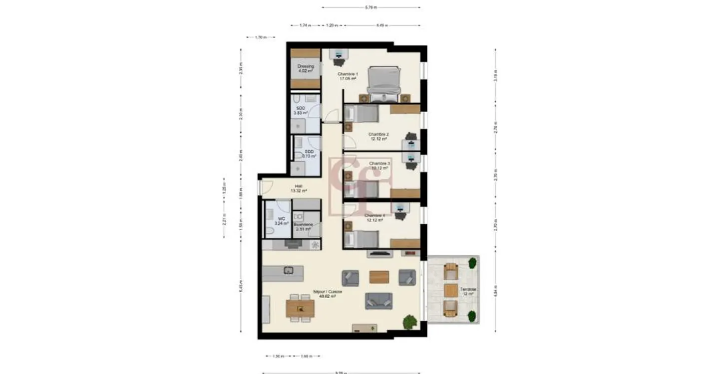 Nouvel Appartement avec Jardin Privatif - Photo 13 sur 13
