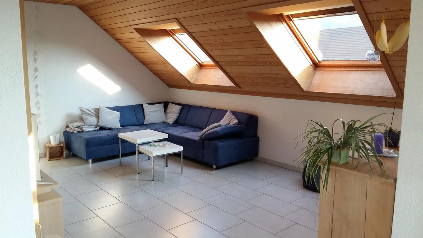 Appartement sous les combles de 3 pièces dans une maison de 6 familles - Photo 3 sur 7