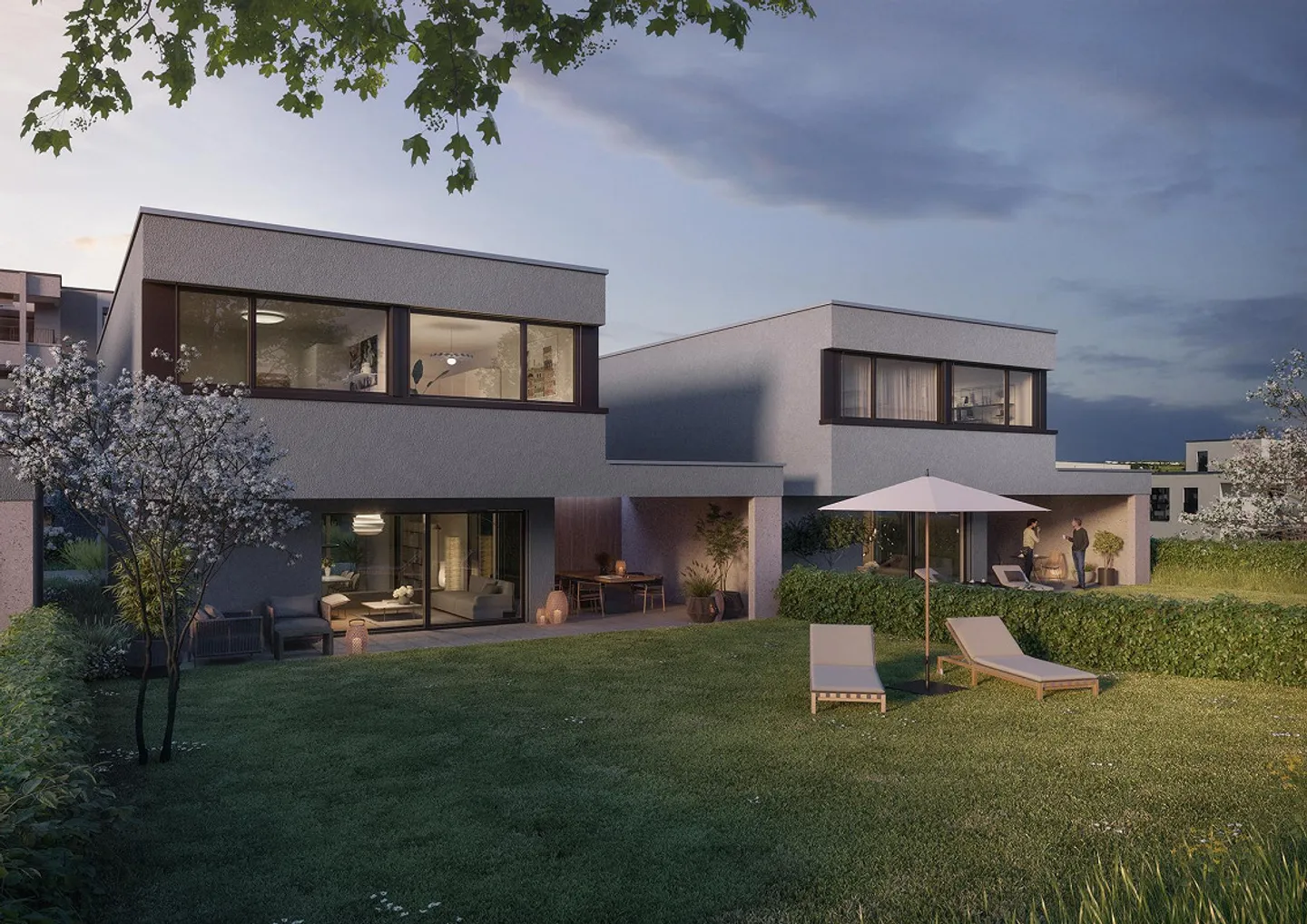 Modernes Einfamilienhaus mit Garten - Foto 4 von 8