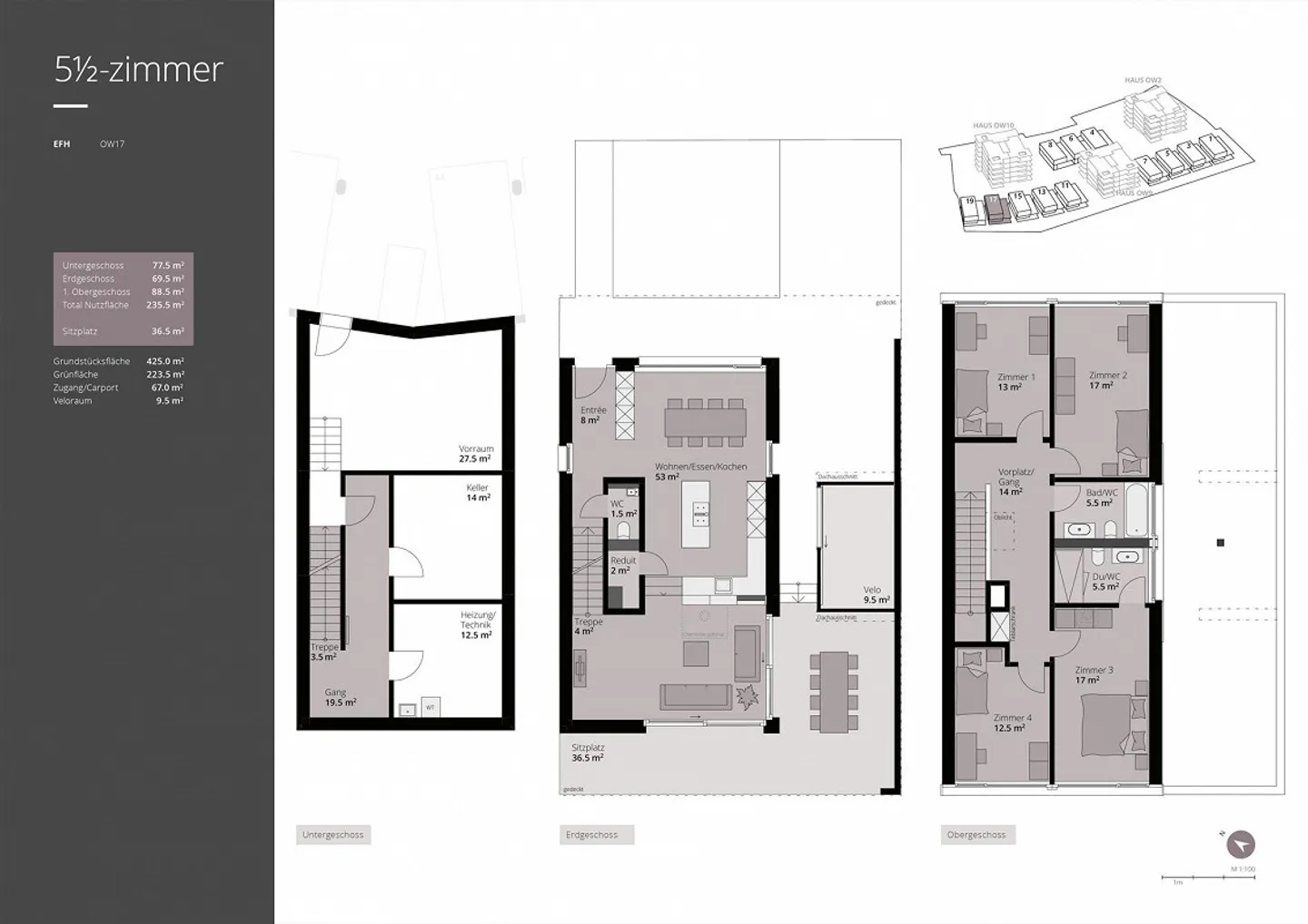 Modernes Einfamilienhaus mit Garten - Foto 8 von 8