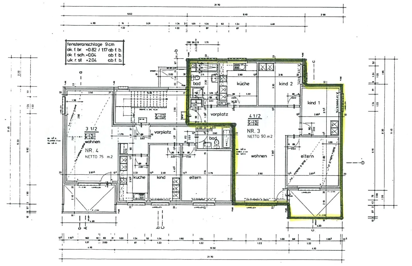 Appartement spacieux et lumineux de 4,5 pièces avec cave et compartiment de grenier, ainsi qu'un box de garage inclus dans le prix à Küttigen. - Photo 14 sur 18