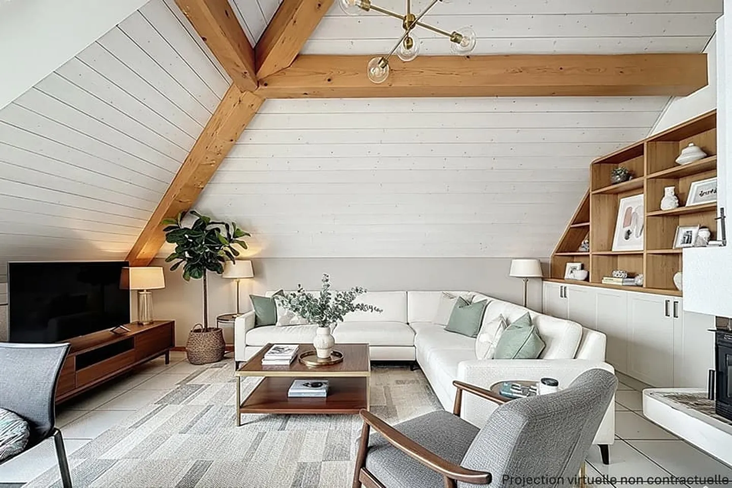 Unique panorama over the lake and the Alps - charming apartment with mezzanine - Photo 1 of 13