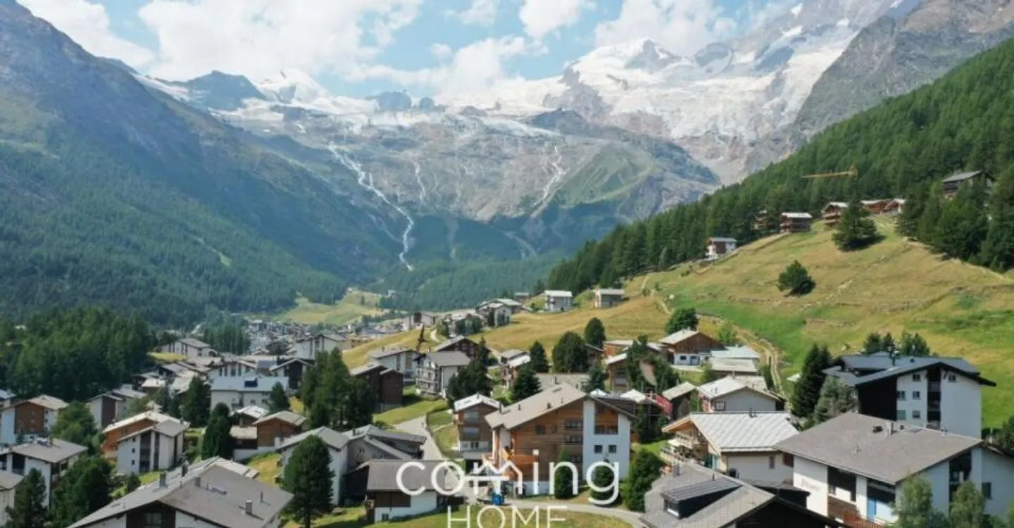 Building plot in Saas-Fee ? 206 m², Residential zone 2A, Alpine panorama, car-free location - Photo 4 of 6