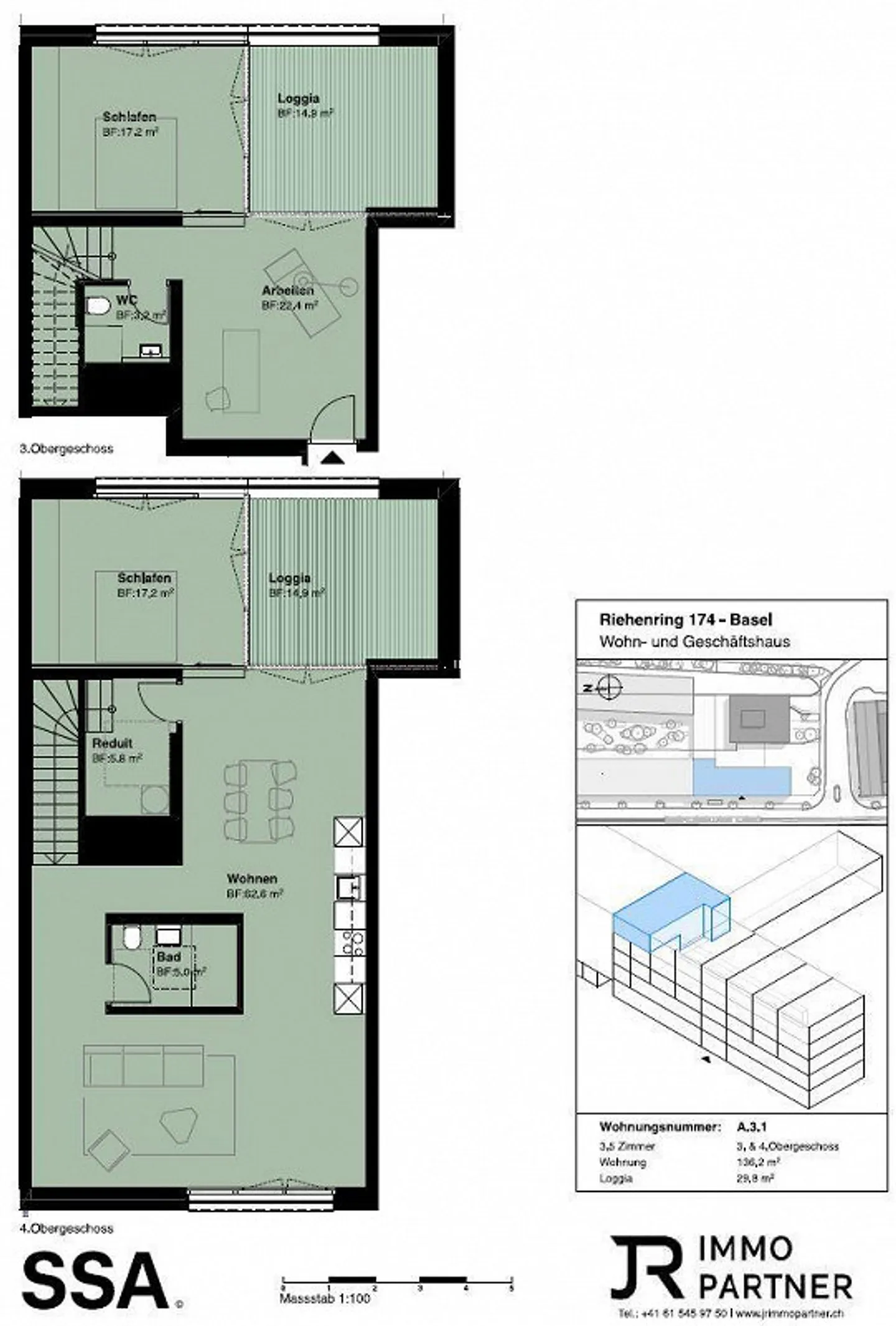 3.5-room maisonette loft apartment with exclusive expansion - Photo 11 of 11