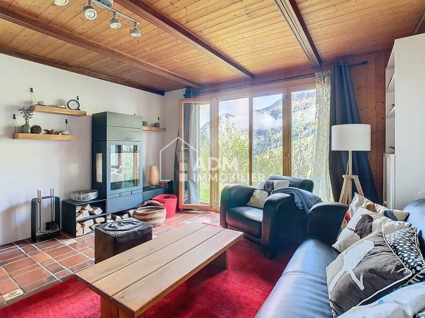 Ovronnaz, charmante 4,5-Zimmer-Wohnung in den Höhen - Foto 4 von 12