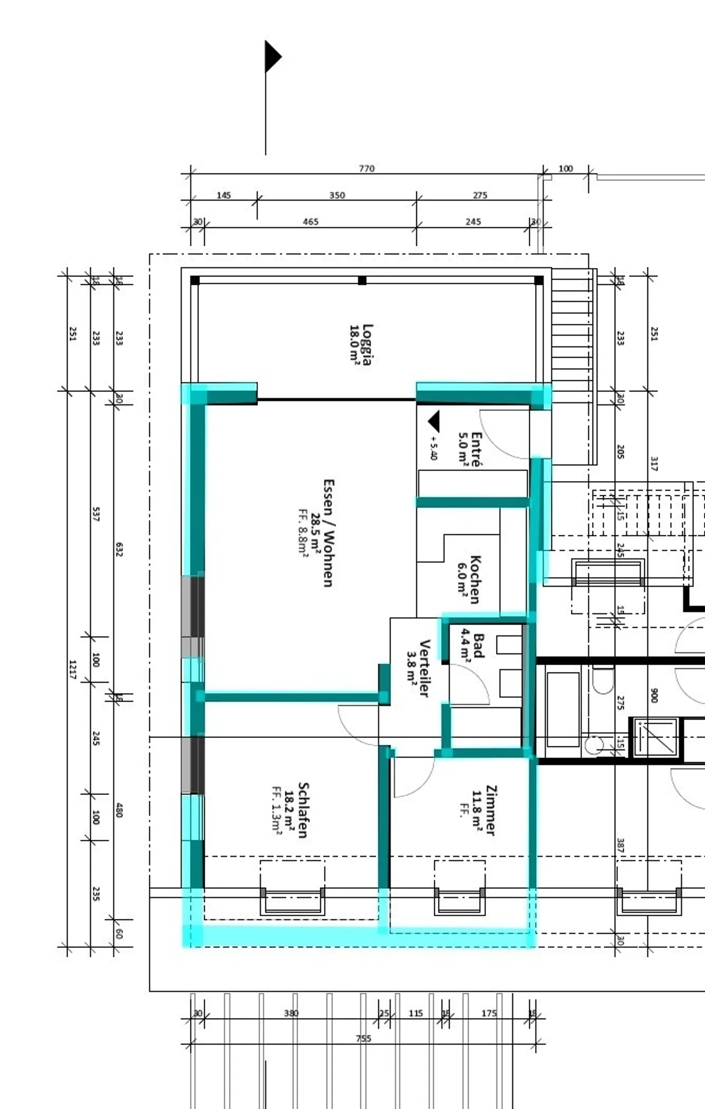 Modern 3.5 Room Attic Apartment in a Good Location - Photo 2 of 13