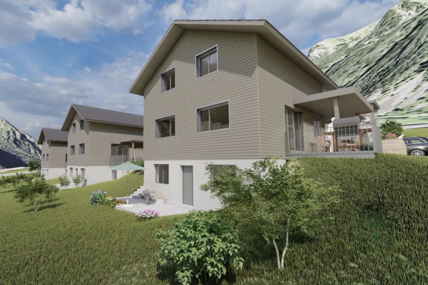 Modern 5.5-room maisonette with terrace in Silenen - New construction 2026 - Photo 1 of 10