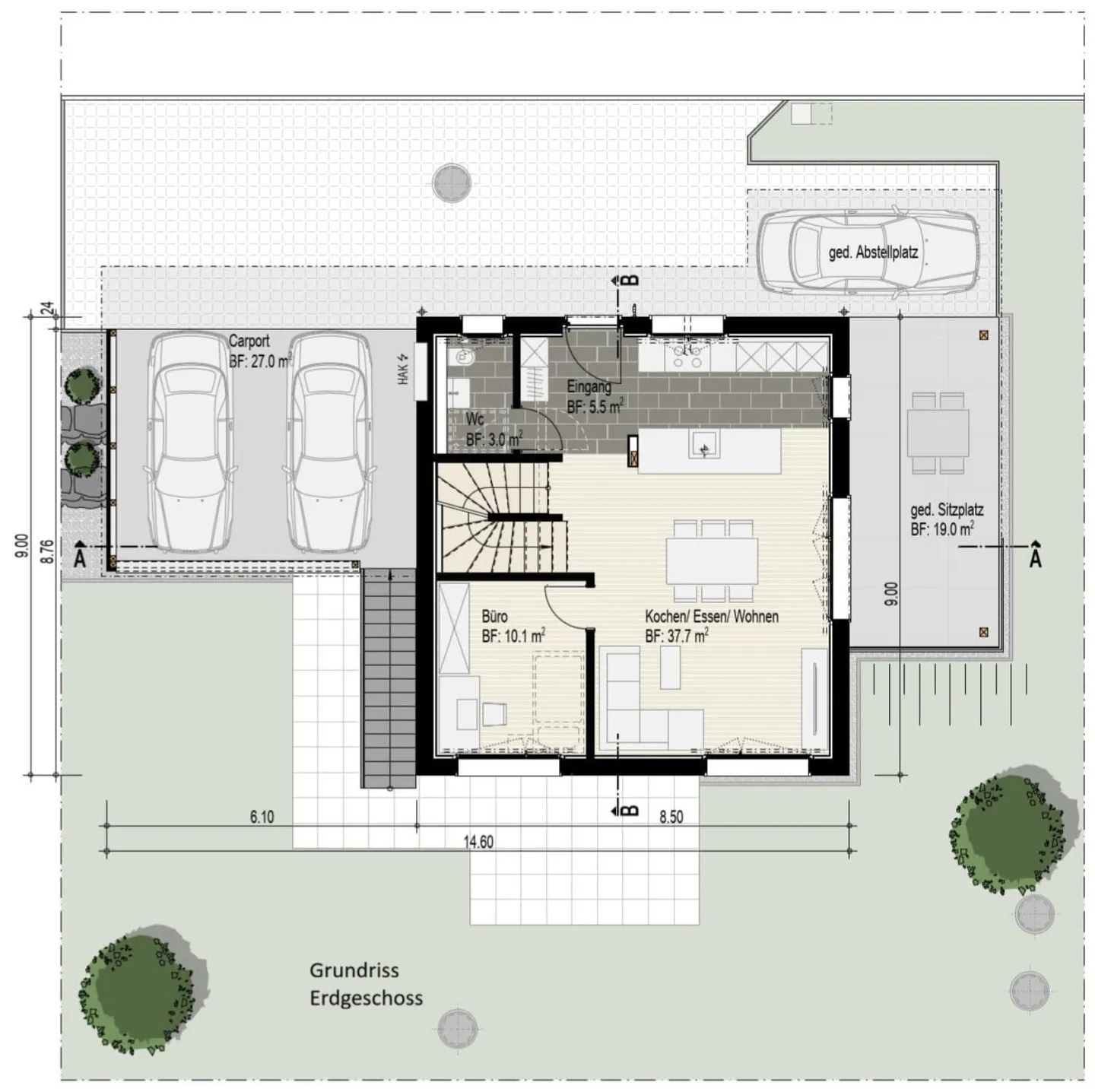 Modern 5.5-room maisonette with terrace in Silenen - New construction 2026 - Photo 8 of 10