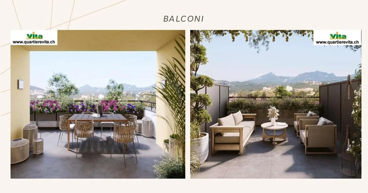 Appartamento 3.5 locali con terrazza a Vacallo - Quartier Vita | Artp - Foto 4 di 13
