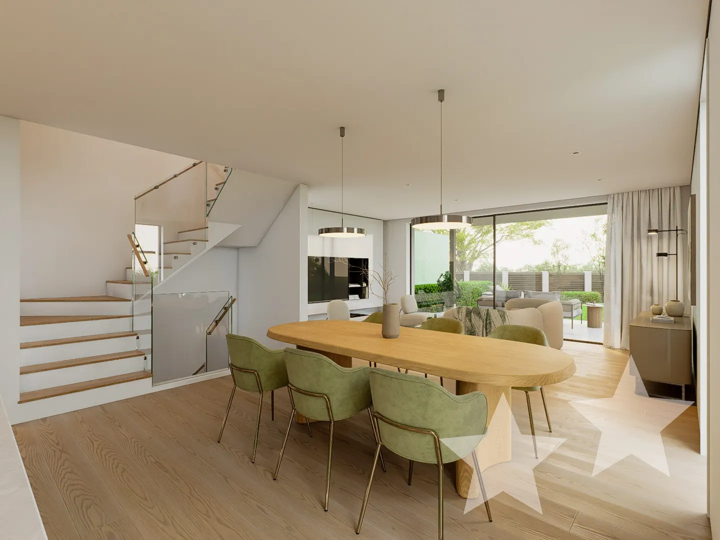 Maison C1 - Une maison d'angle baignée de lumière et de sérénité - Photo 4 sur 12