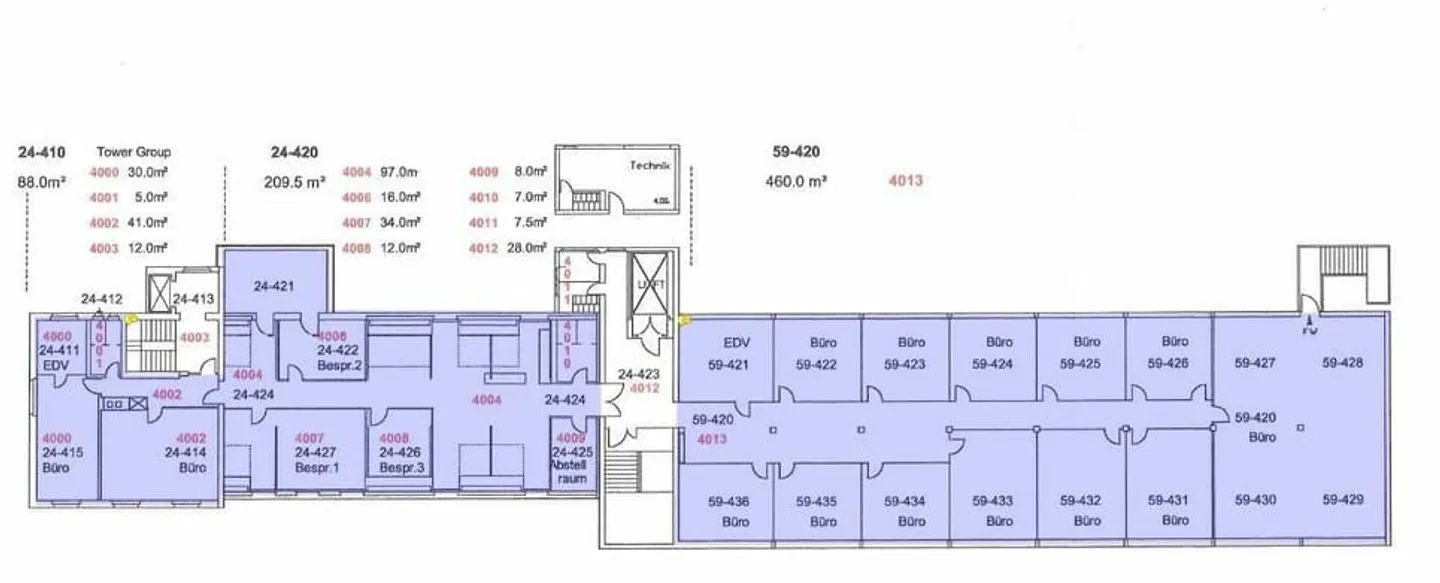 Grandi uffici | 850m2 | buone possibilità di accesso - Foto 6 di 6