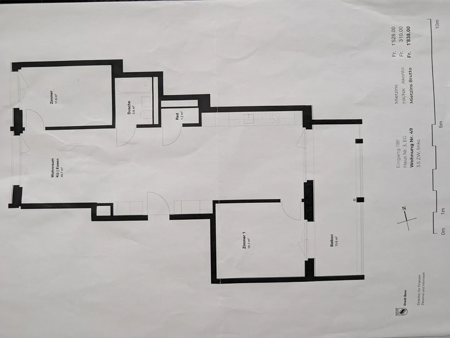 Appartamento 3.5 locali in insediamento moderno Rossfeld - Foto 5 di 5