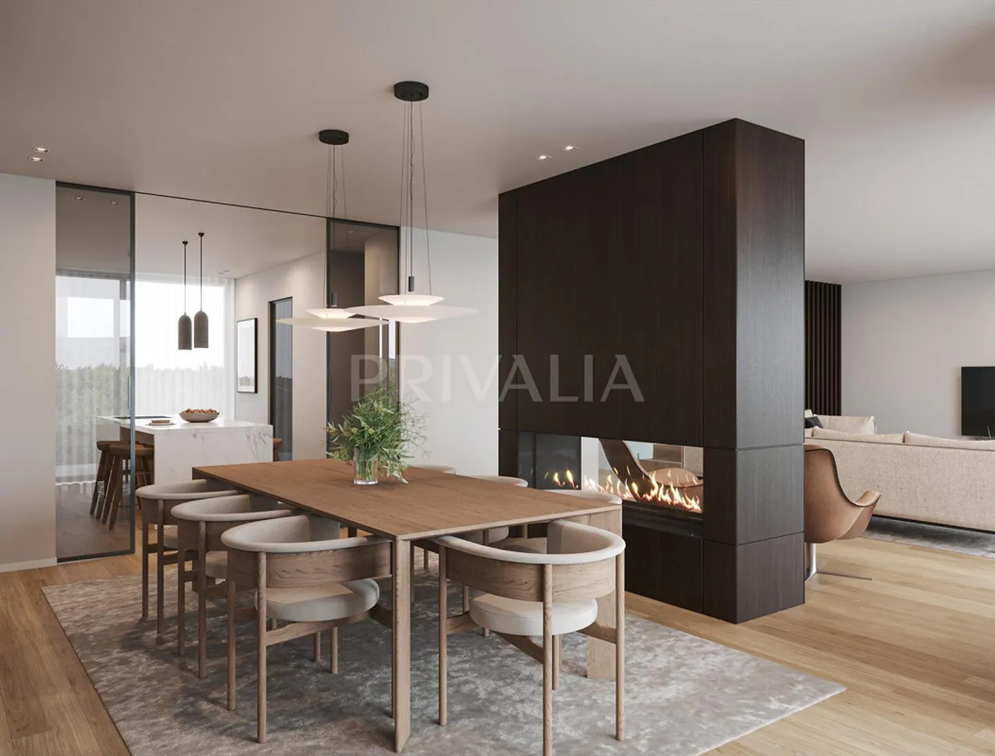 In Co-Exklusivität: Neues Haus: Zeitgenössische Eleganz in Lully - Foto 2 von 4