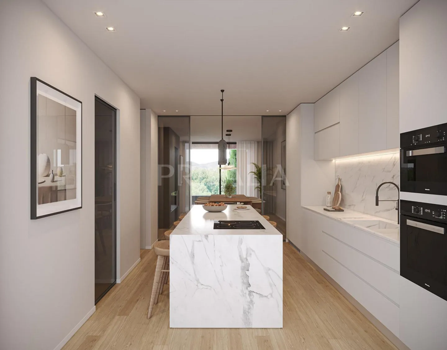 In Co-Exklusivität: Neues Haus: Zeitgenössische Eleganz in Lully - Foto 3 von 4