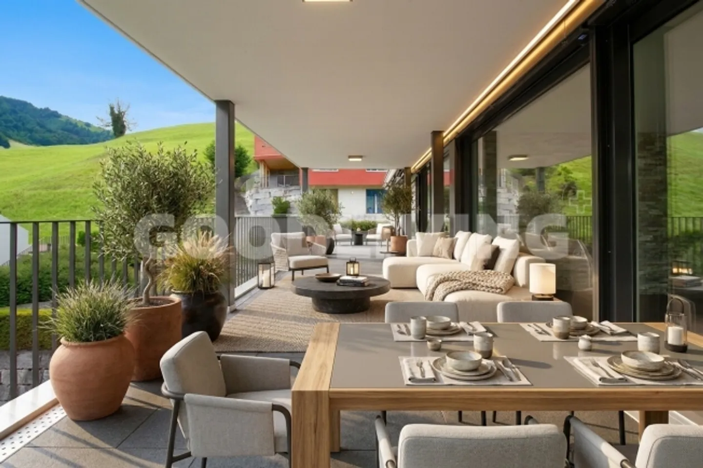Luxuriöse Attikawohnung in Nidwalden - Foto 1 von 1