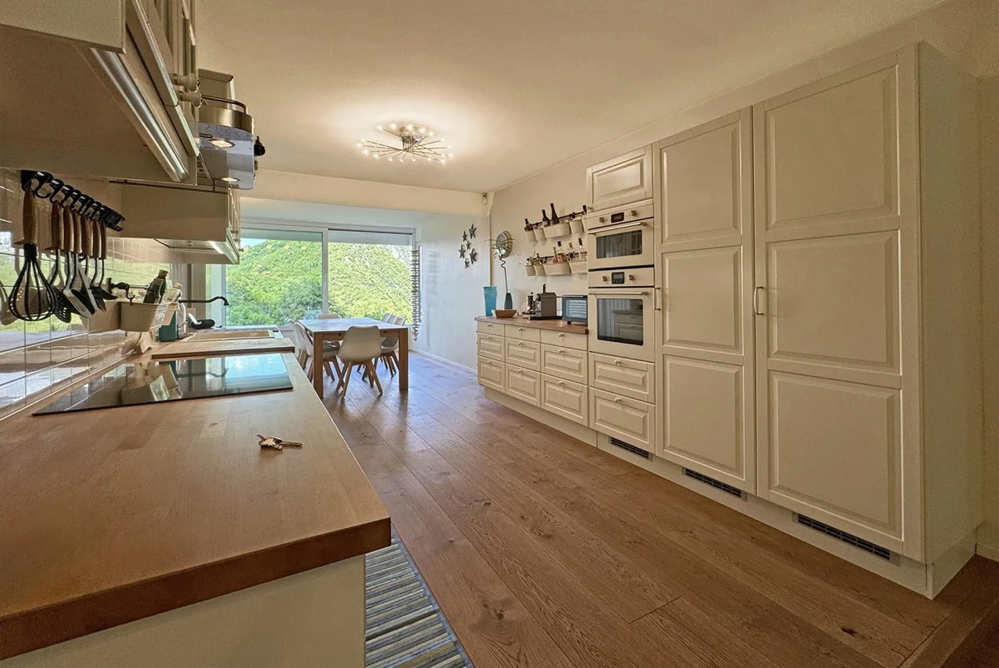 STUNDE 4.5 ZIMMER VON 170 MQ MIT SEEBLICK IM GRÜNEN IN CARONA - Foto 2 von 10