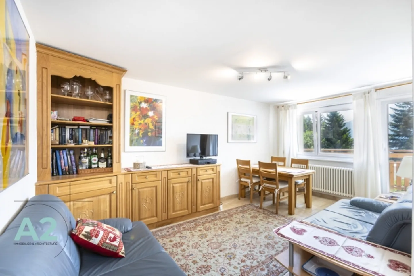 3,5-Zimmer-Wohnung in den Violettes gegenüber den Skipisten - Foto 2 von 11