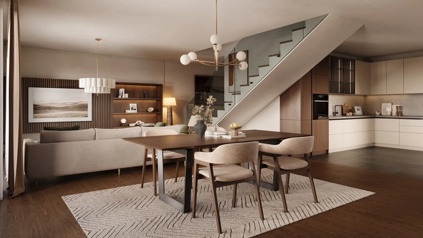 Zeitgenössisches Duplex in La Chaux-de-Fonds - Foto 2 von 4