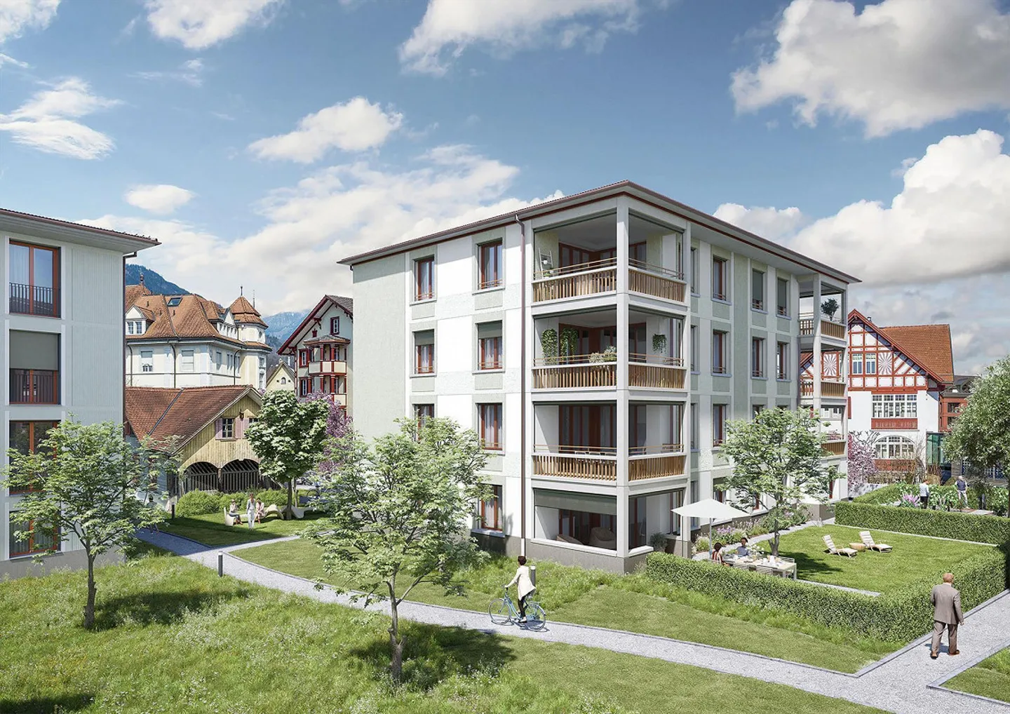 Motorradparkplätze in Sarnen - Foto 1 von 1