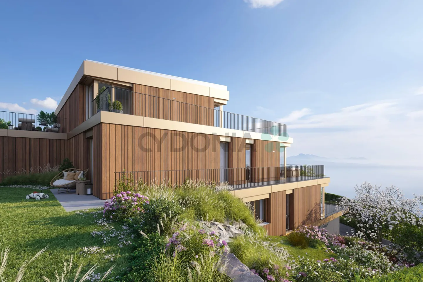 À vendre Projet de nouvelle construction à Lutry – Appartement exceptionnel de 4,5 pièces avec un total de 132 m² et terrasse - Photo 2 sur 7