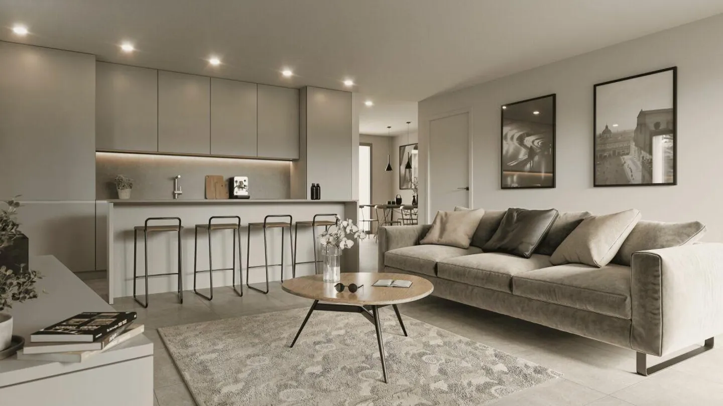 BELLINZONA : Nous vendons de nouveaux appartements de 3,5 pièces de haut standing dans une position stratégique - Photo 1 sur 7