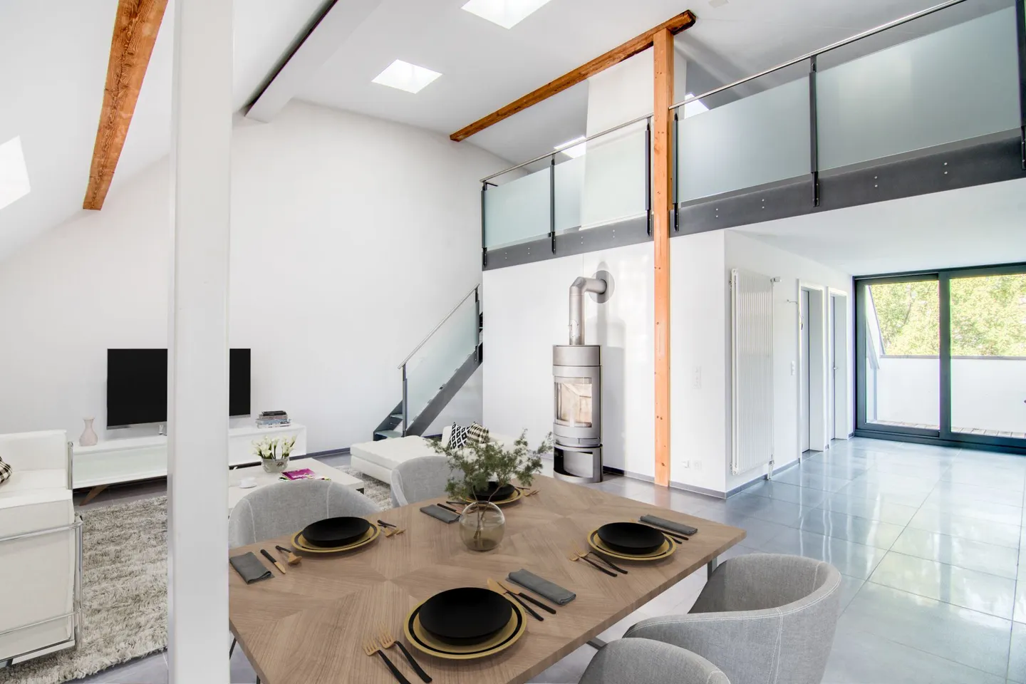 Appartamento attico di alta qualità 2½ locali + galleria: costruito nel 2013 nel popolare quartiere di Engeried, Bern-Länggasse - Foto 3 di 28