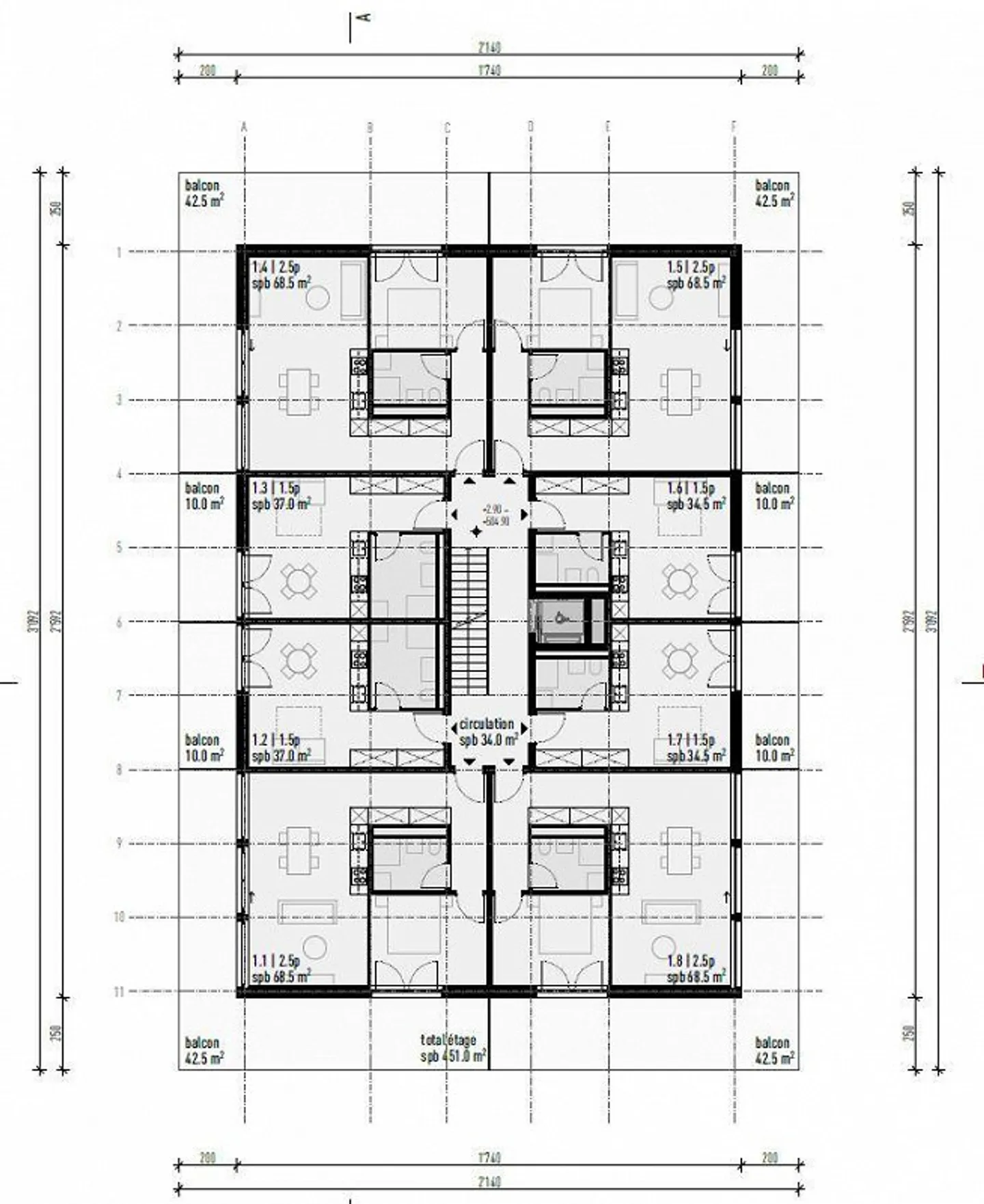 Appartement à vendre - Photo 6 sur 7