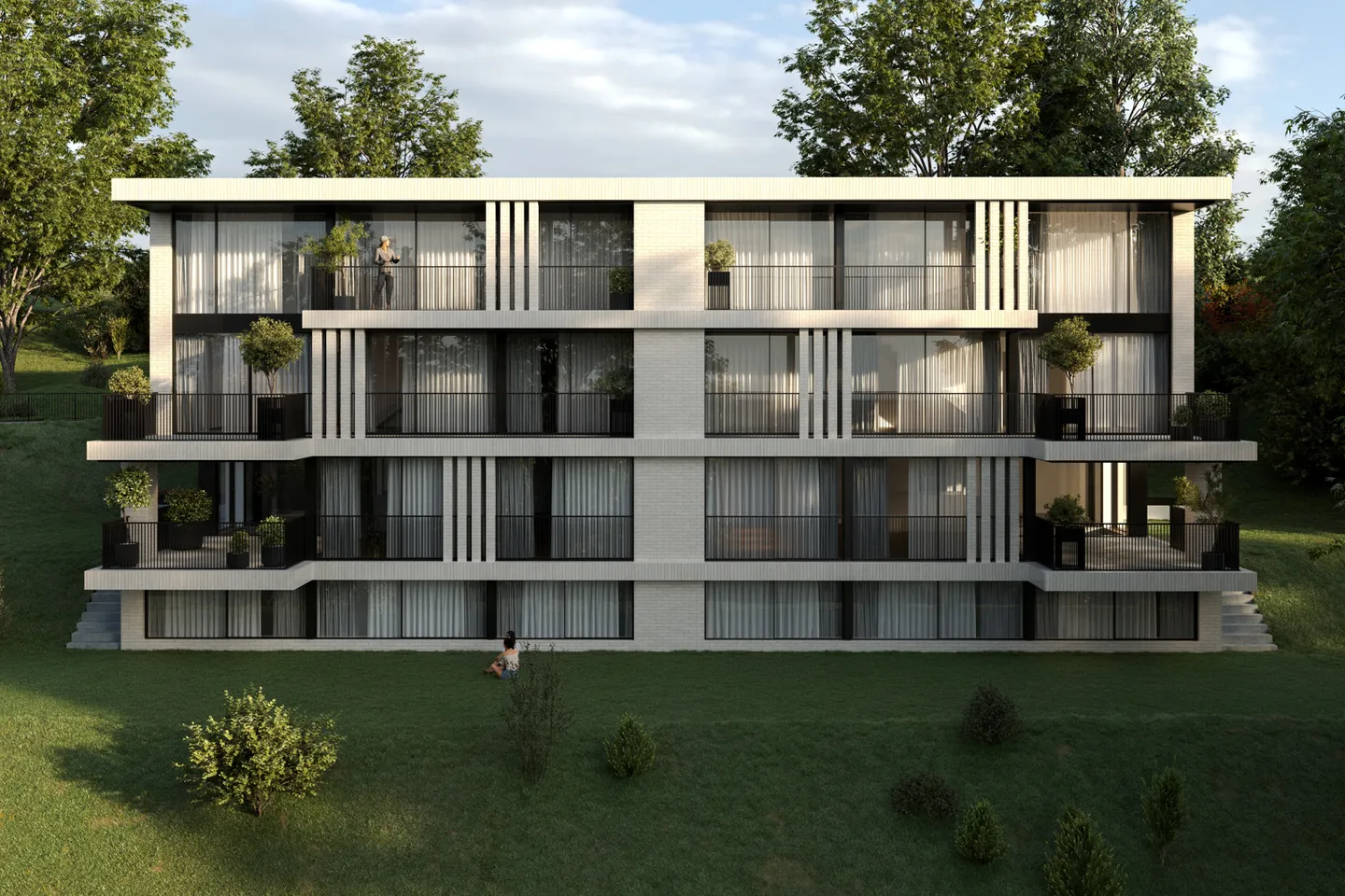 Modernes Traumhaus mit eigenem Garten - Foto 3 von 4