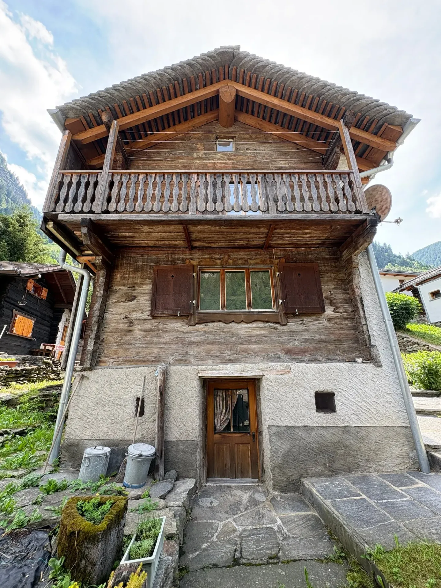 Rustikales Berglandhaus in Rossa - Foto 1 von 26