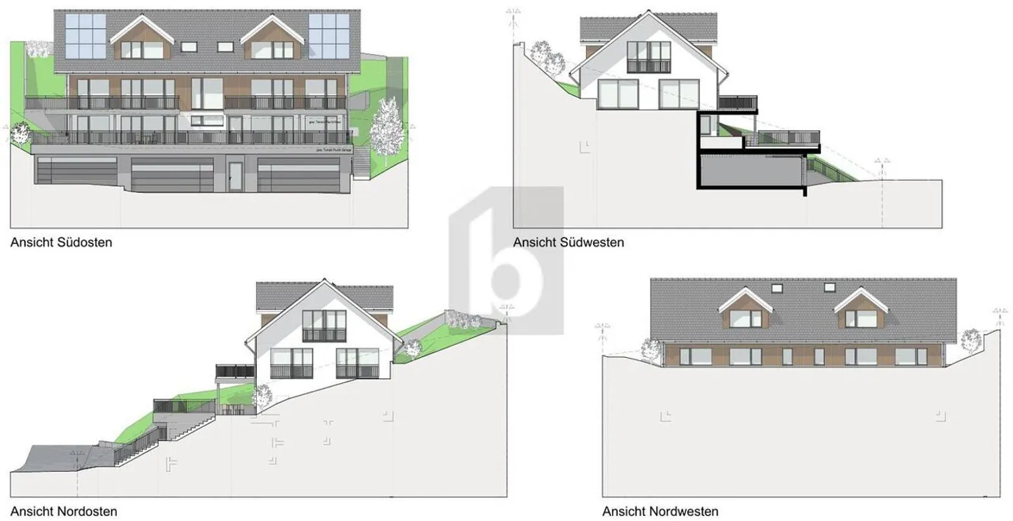 VISTA DA SOGNO CON PROGETTO EDILIZIO APPROVATO - Foto 3 di 6