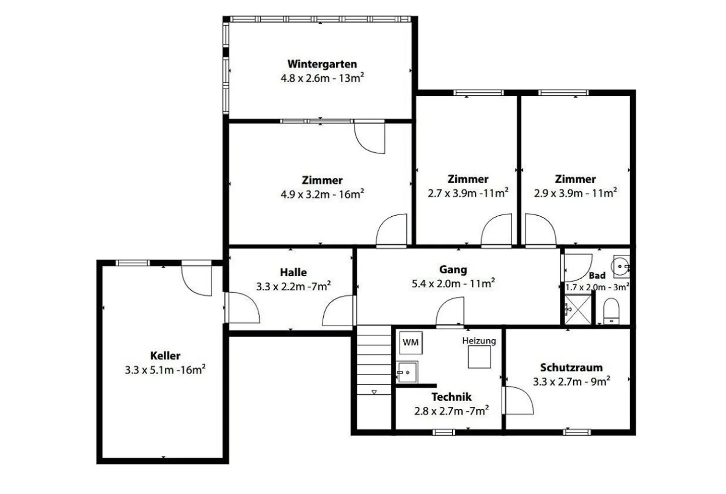 Attraente casa unifamiliare di 5½ locali con garage e bella vista sulle montagne - Foto 13 di 13