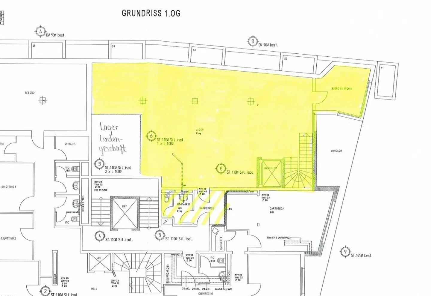 400 m2 commercial space over 3 floors in the village center - Photo 4 of 5